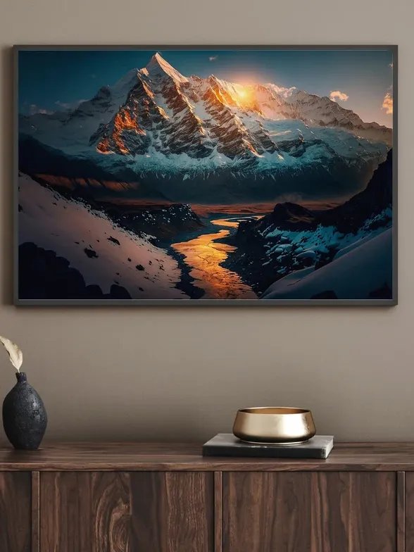 Himalayas Wall Art Framed High-Quality Matte Poster (in) product image (3)