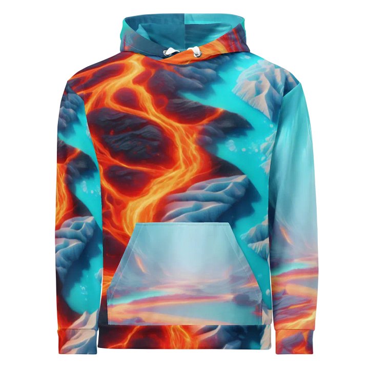 Fire and Ice - 3D Lava Glacier Fusion #34 product image (1)