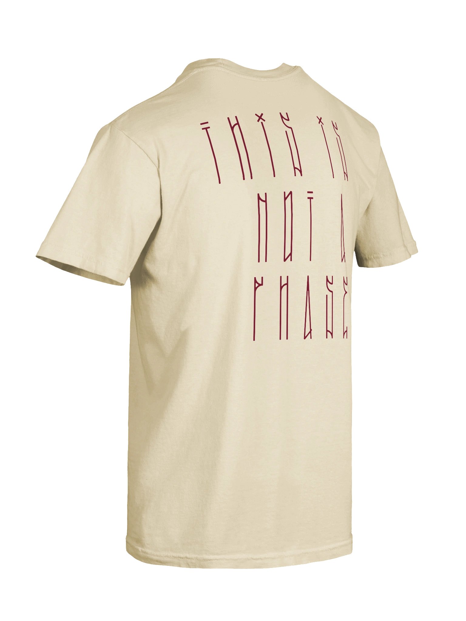 Not A Phase Burgundy Tee product image (10)