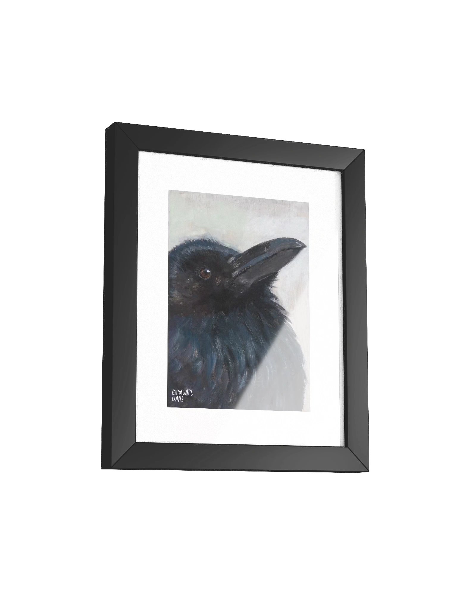 Framed Raven Print - Painted Live 2/9/2026 product image (5)