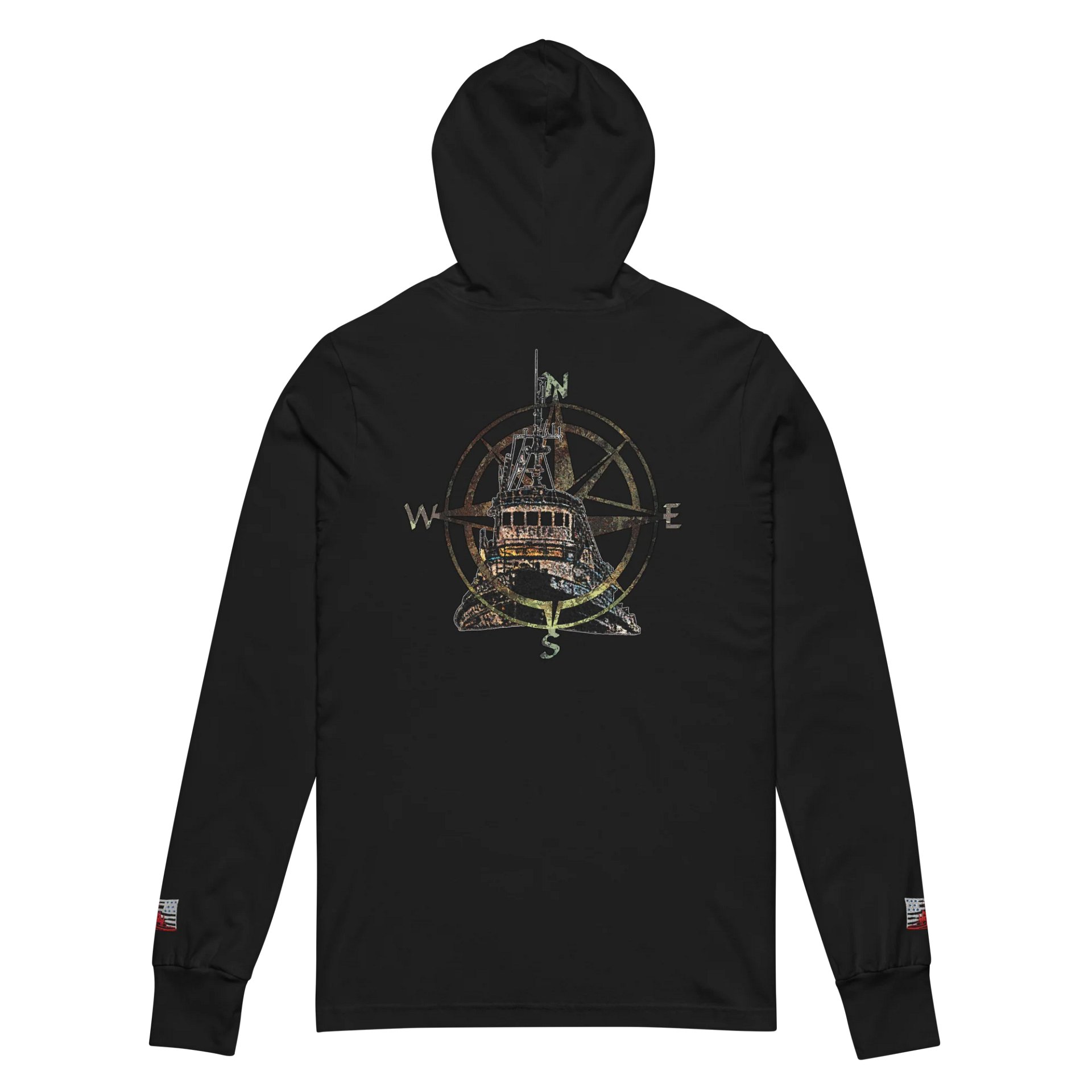 Compass Rose & Pacific Falcon – Maritime Heritage | Twin Anchor Apparel Engine Room Line product image (6)