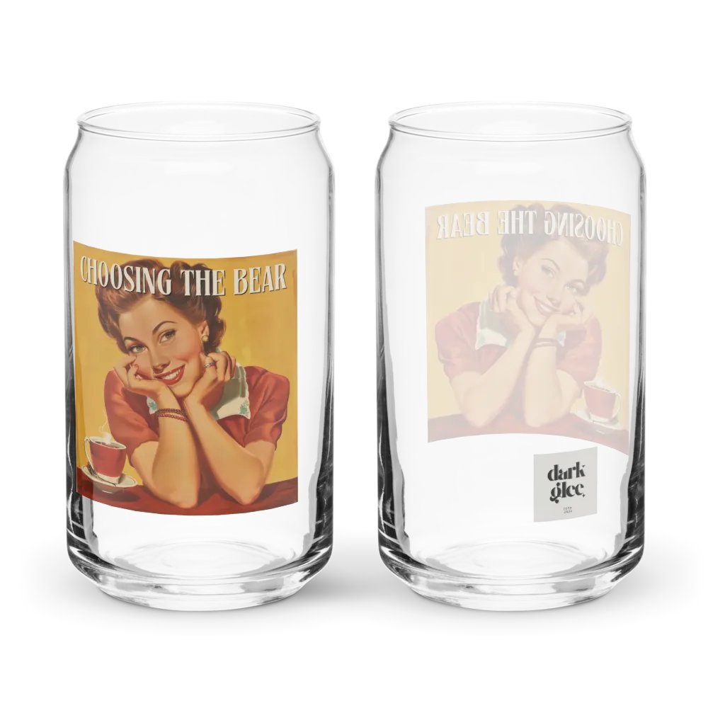 Choosing The Bear 2 Can-Shaped Glass product image (6)