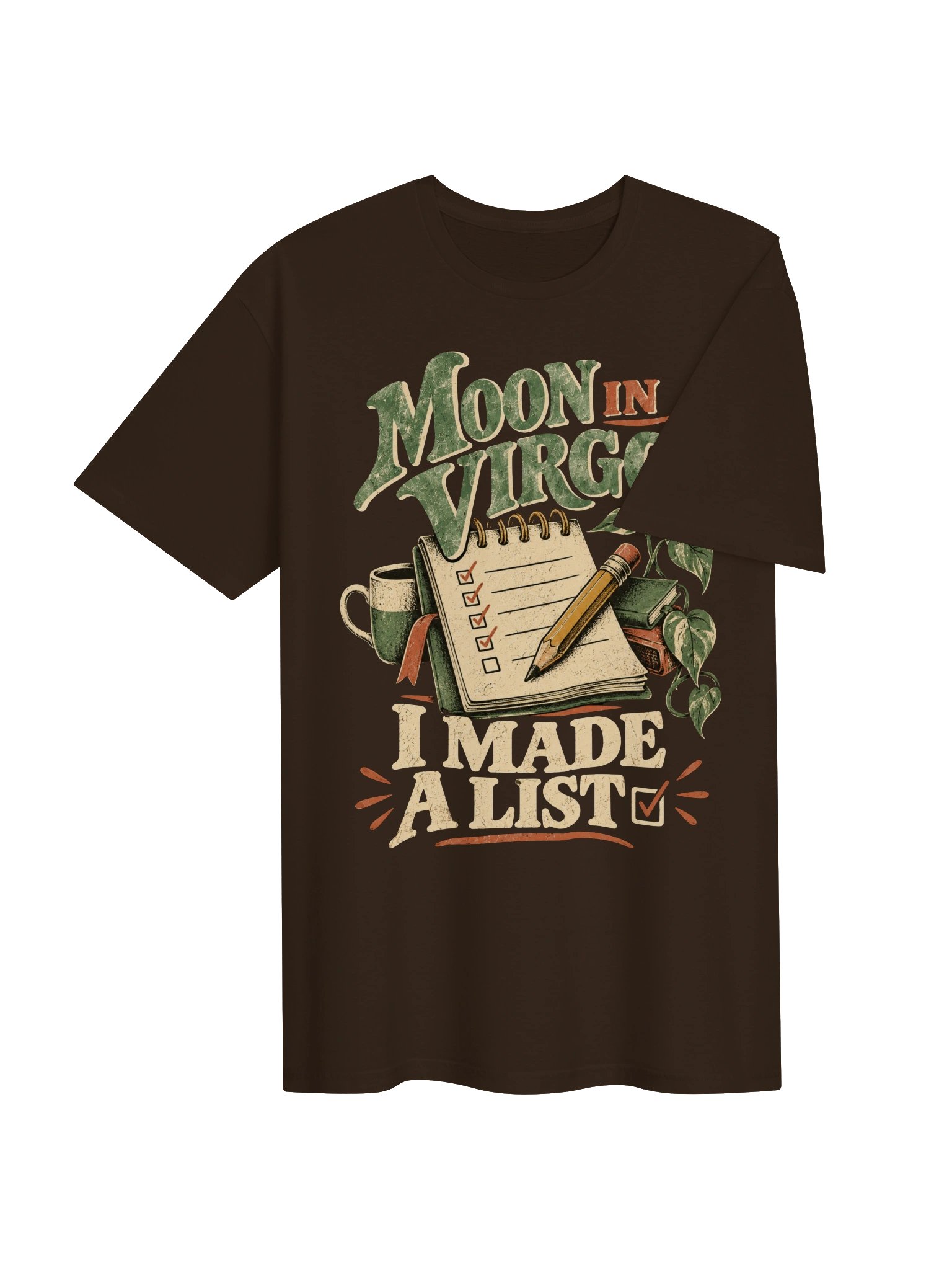 Moon in Virgo I Made a List Tee product image (4)