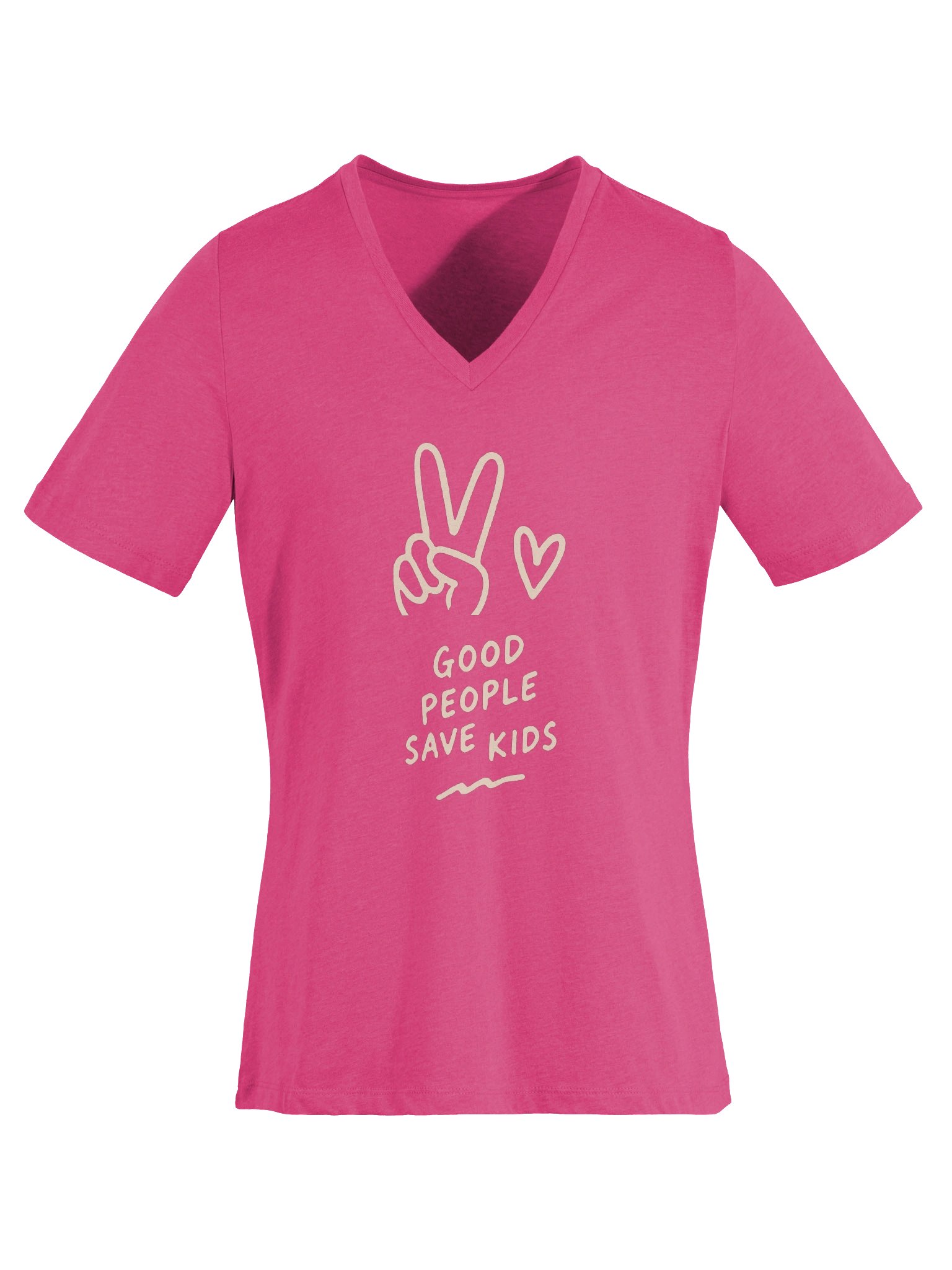 Good People Save Kids V-Neck product image (11)