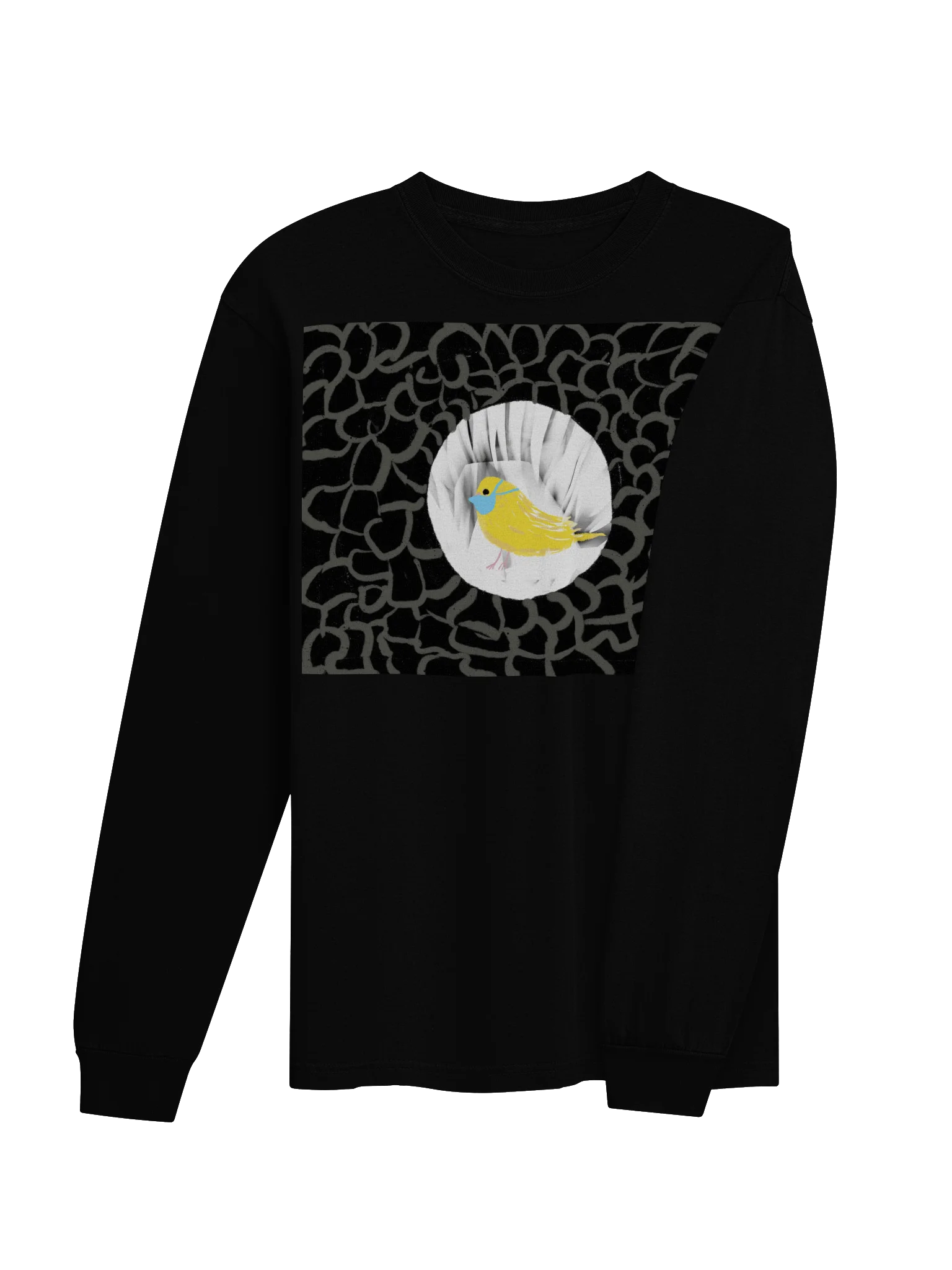 Canary In The Coalmine (mask version) long sleeve tee product image (21)