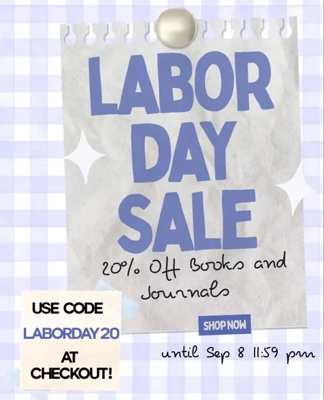 Treat yourself to a little mystery! 💌 Blind Dates with a Book & Blind Dates with a Journal are 20% OFF!  Use code LABORDAY20 on the Website at checkout to get your discount! 💕📖 🛍️ Applies to website and Tik Tok orders! Sale ends soon! Don’t miss your chance to unwrap your next mystery read! ✨ #LaborDaySale #BlindDateWithABook #BlindDateWithAJournals #BookishGifts #BookLovers 