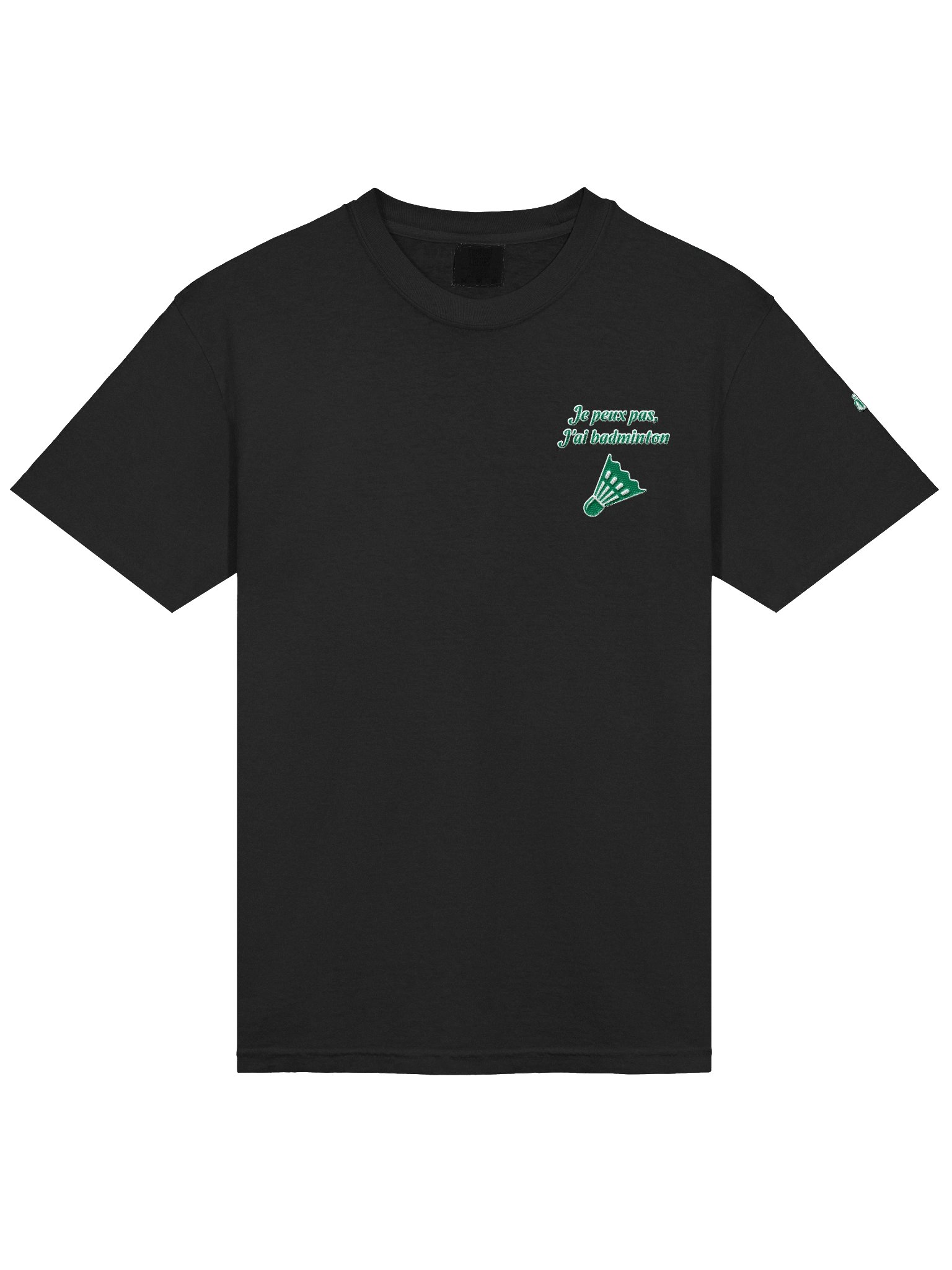 T-Shirt Brodé "Badminton" product image (5)