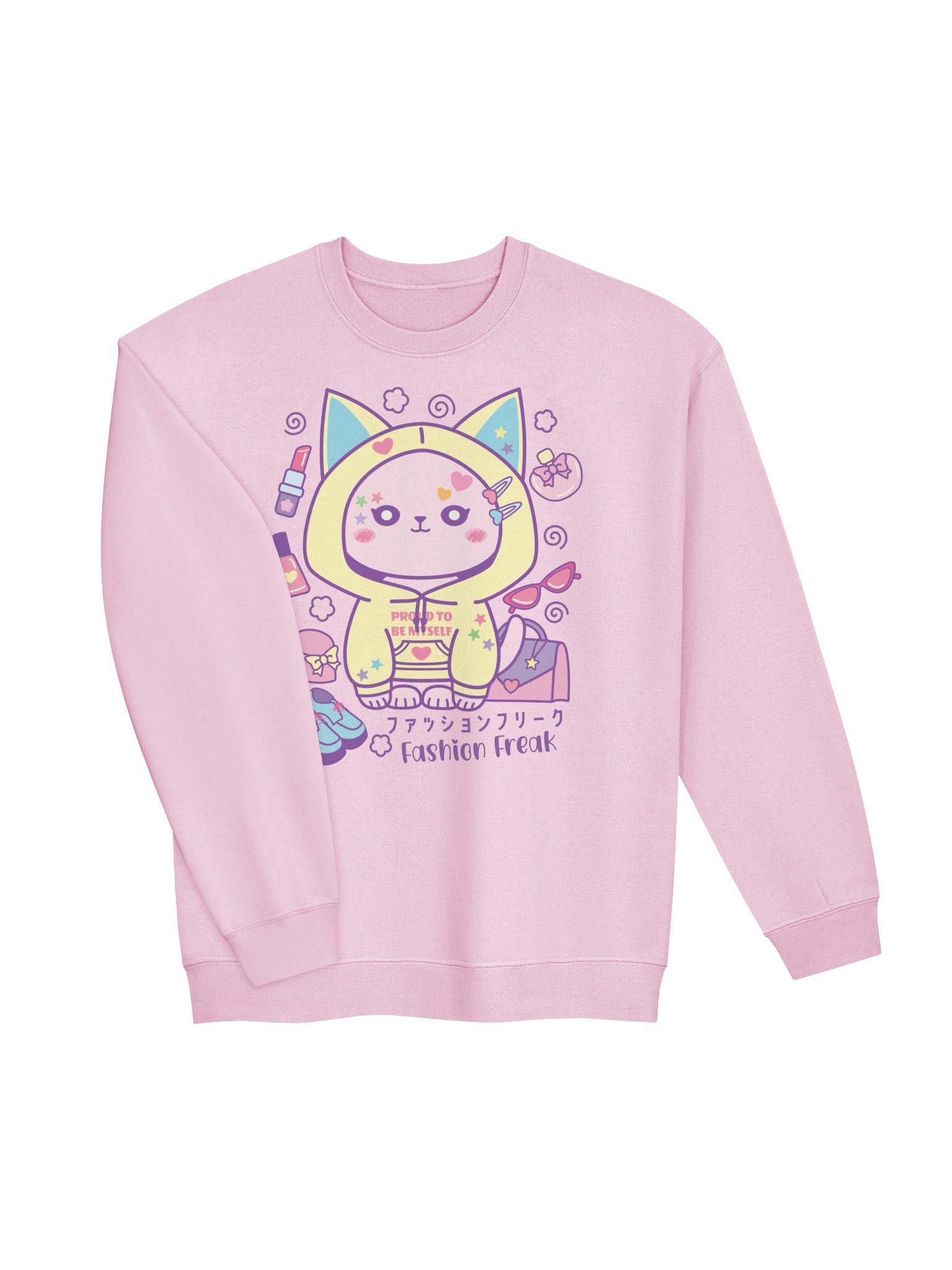 Fashion Freak Cat - Unisex Adult Sweatshirt product image (2)