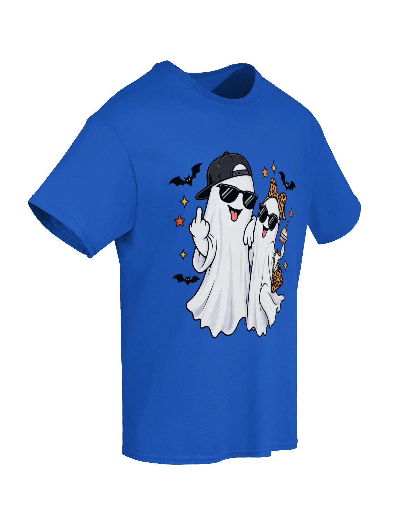 Funny Ghost Couple Halloween Graphic T-Shirt product image (54)