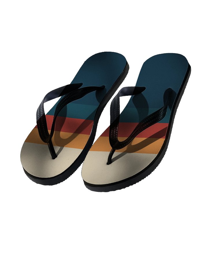 Sunset Stride Color-Block Flip-Flops product image (1)