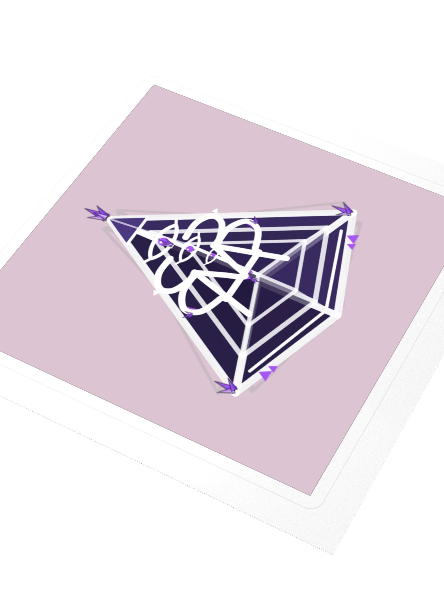 AMP-33 7D Pyramid — Block Sticker product image (3)