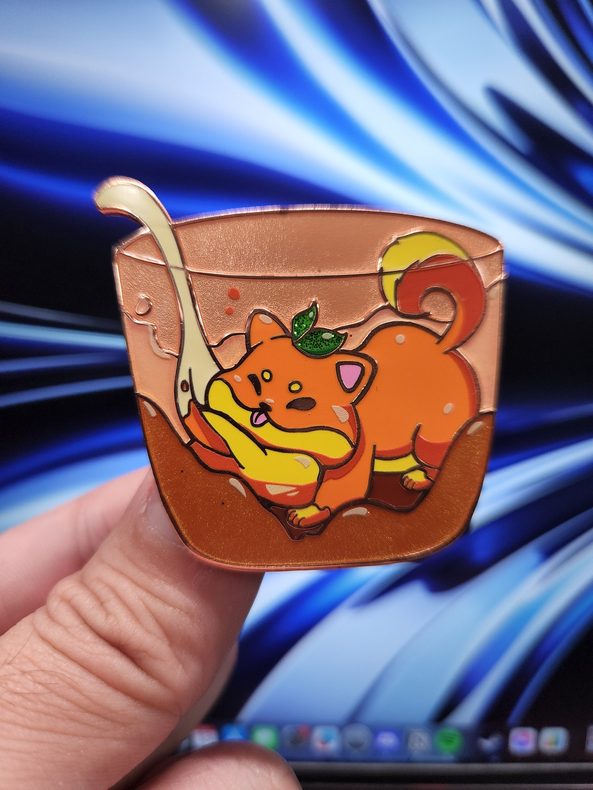 Enamel Pin - Zodiac Drinks - Pudding Dog product image (1)