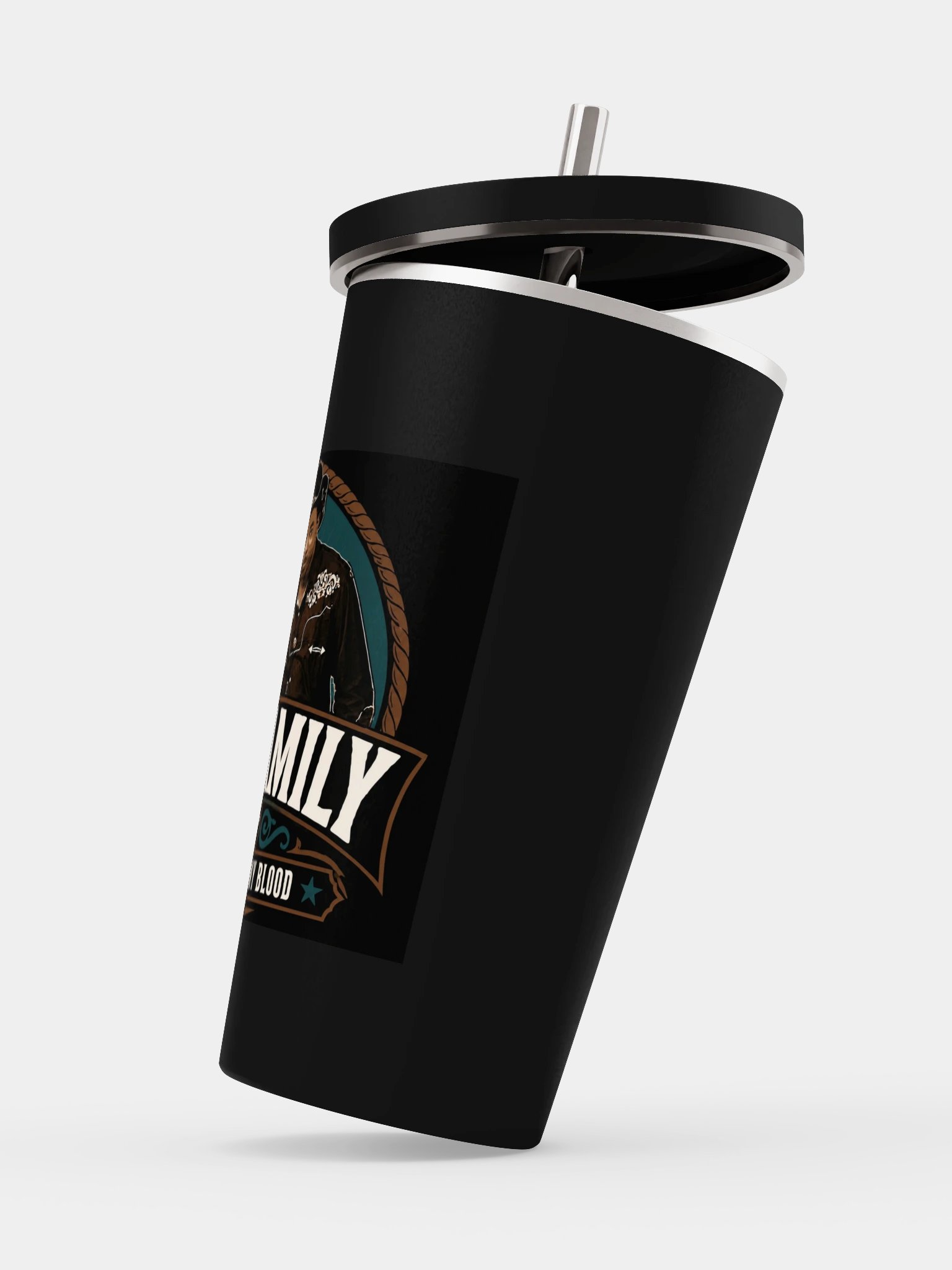 Country In My Blood Insulated Tumbler with Straw product image (3)