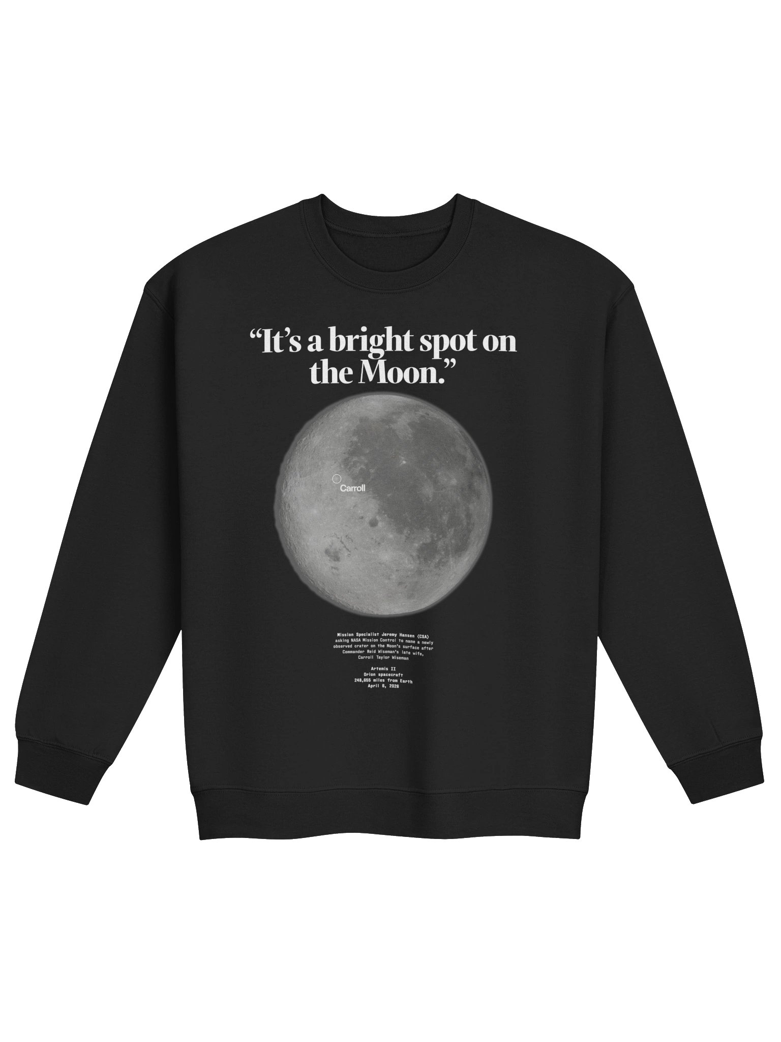 Carroll Crater Crewneck (Moon Only) product image (1)