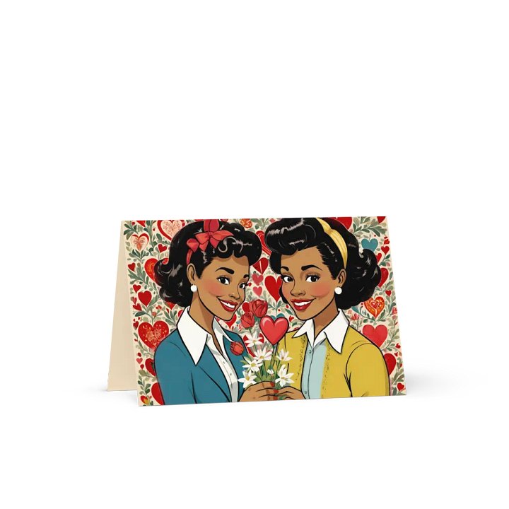 Lesbe Valentines, Sweet Vintage Love Card product image (4)