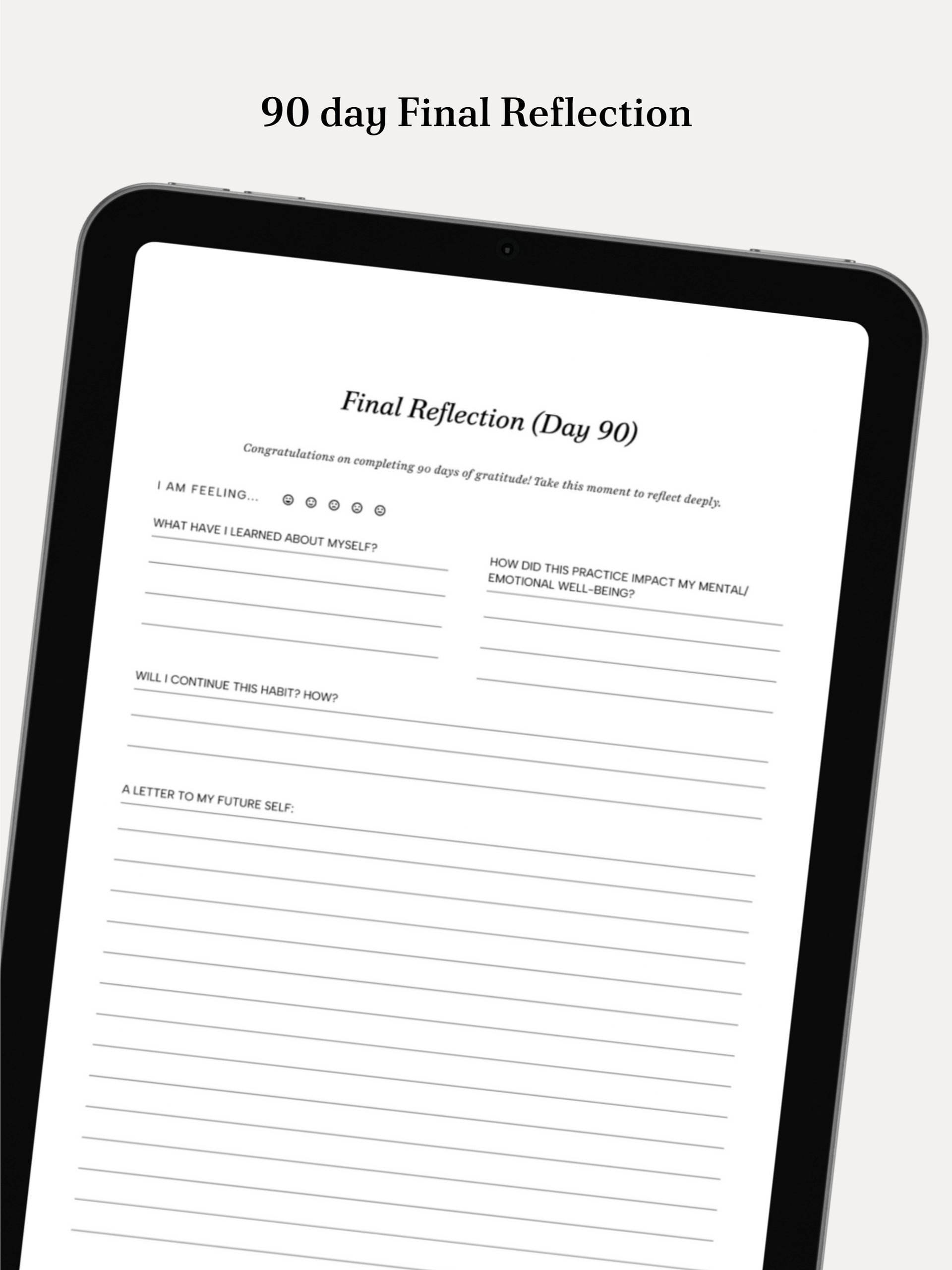 90-Day Gratitude Journal – Digital Download product image (4)