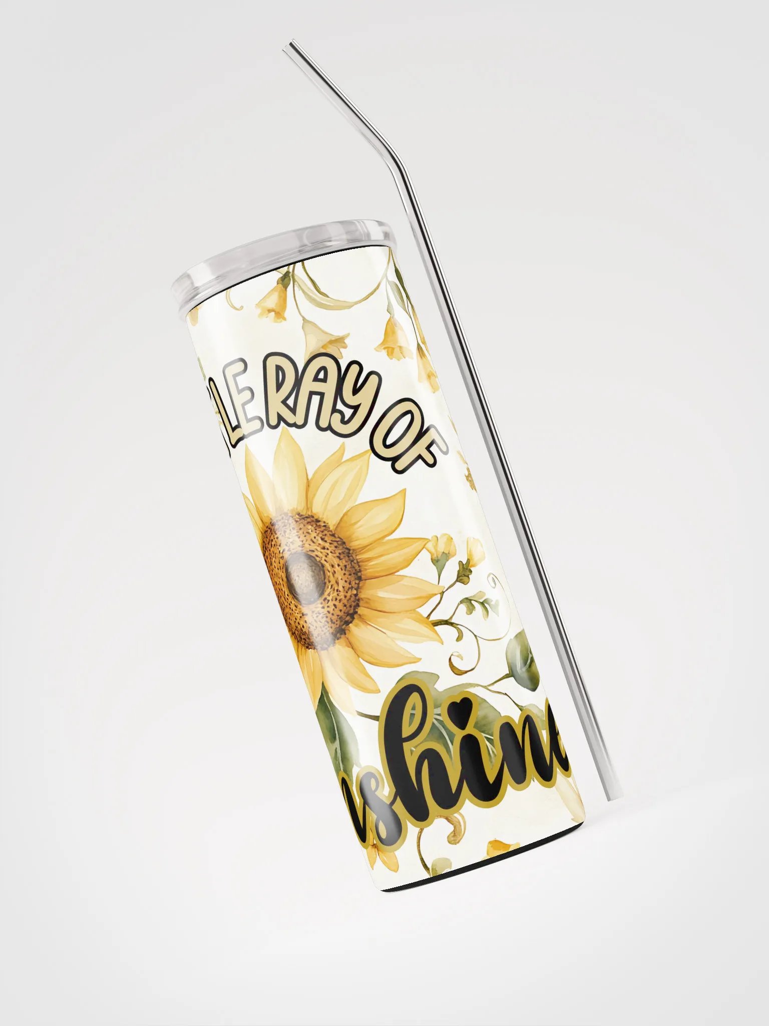 Sunflower Ray of Sunshine Stainless Steel Tumbler product image (4)