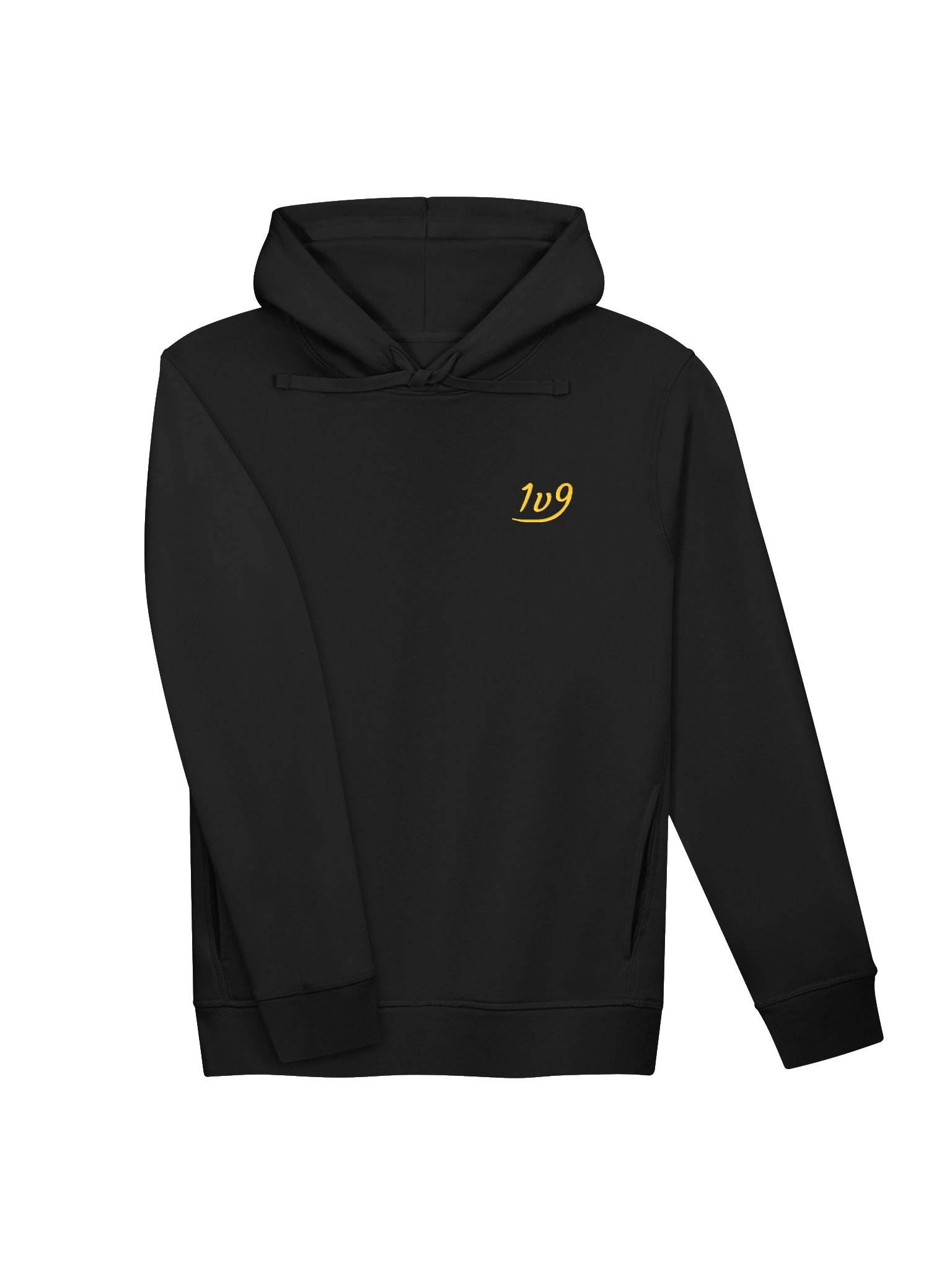 1v9 Embroidered Hoodie – Gold Stitch product image (3)