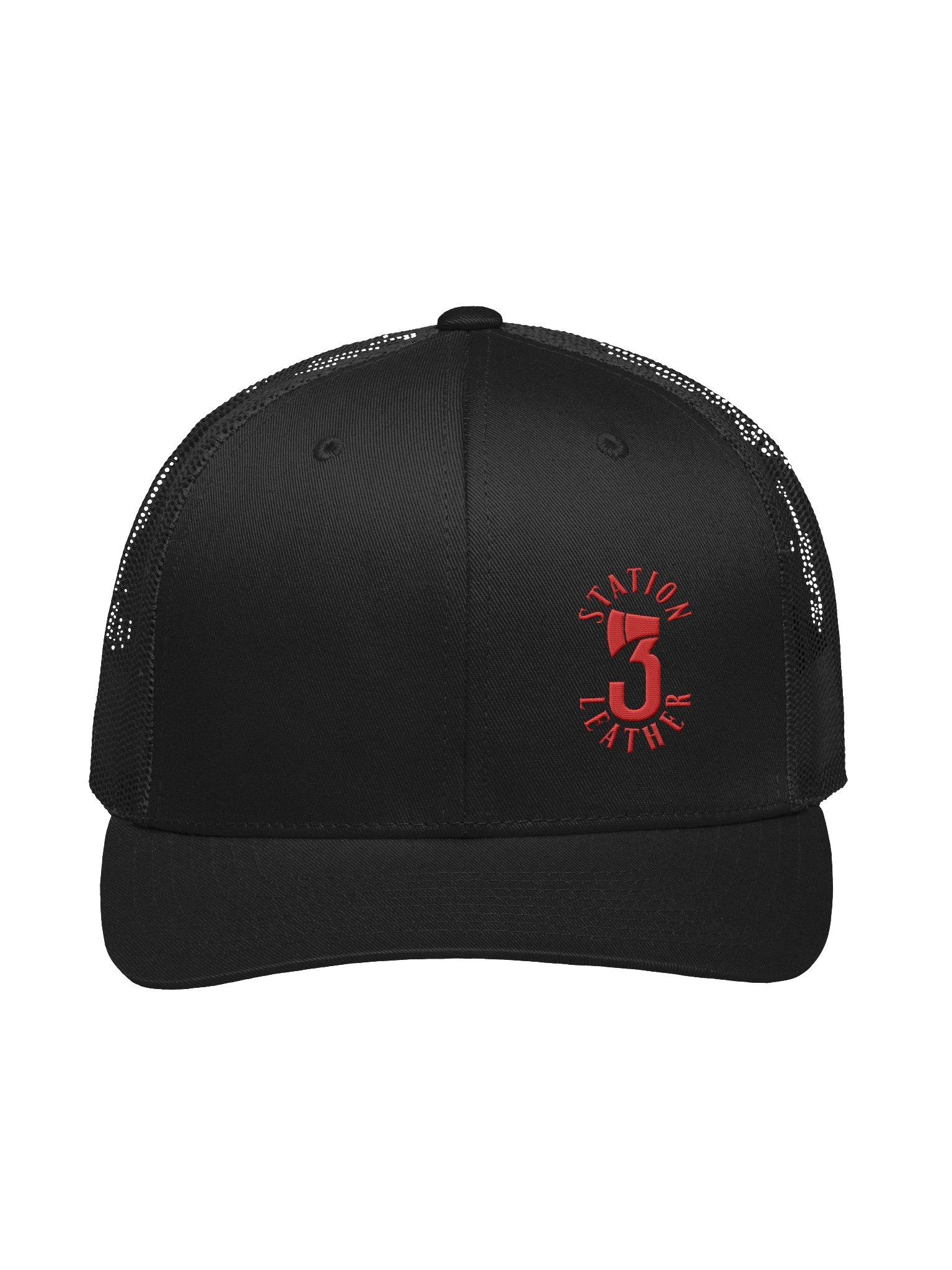 Trucker Hat with Station3Leather Logo product image (1)