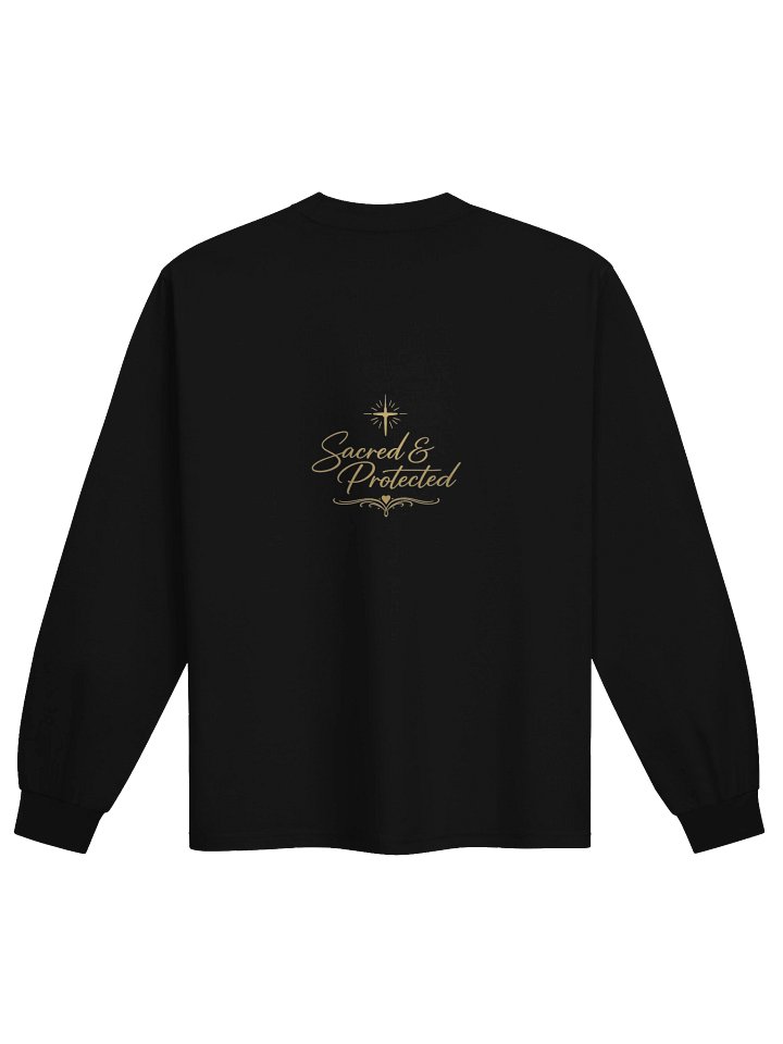 Sacred & Protected Script Long Sleeve Shirt product image (4)