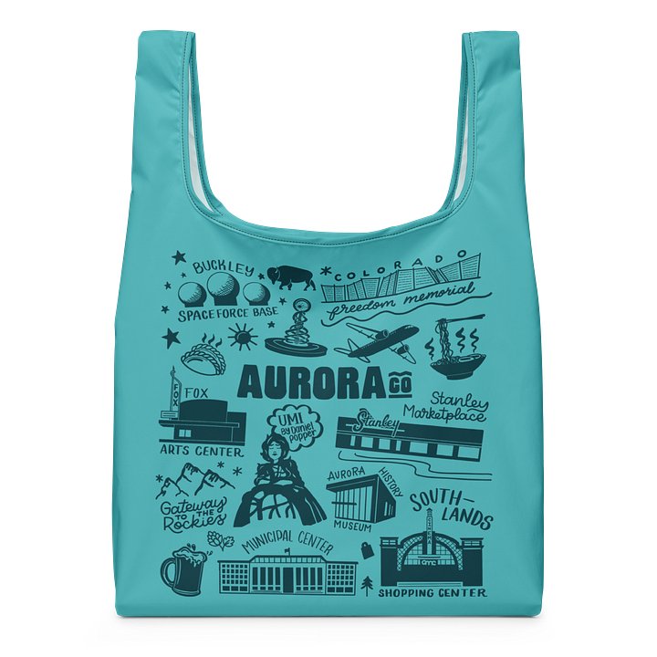Aurora Landmarks Shopping Bag product image (1)