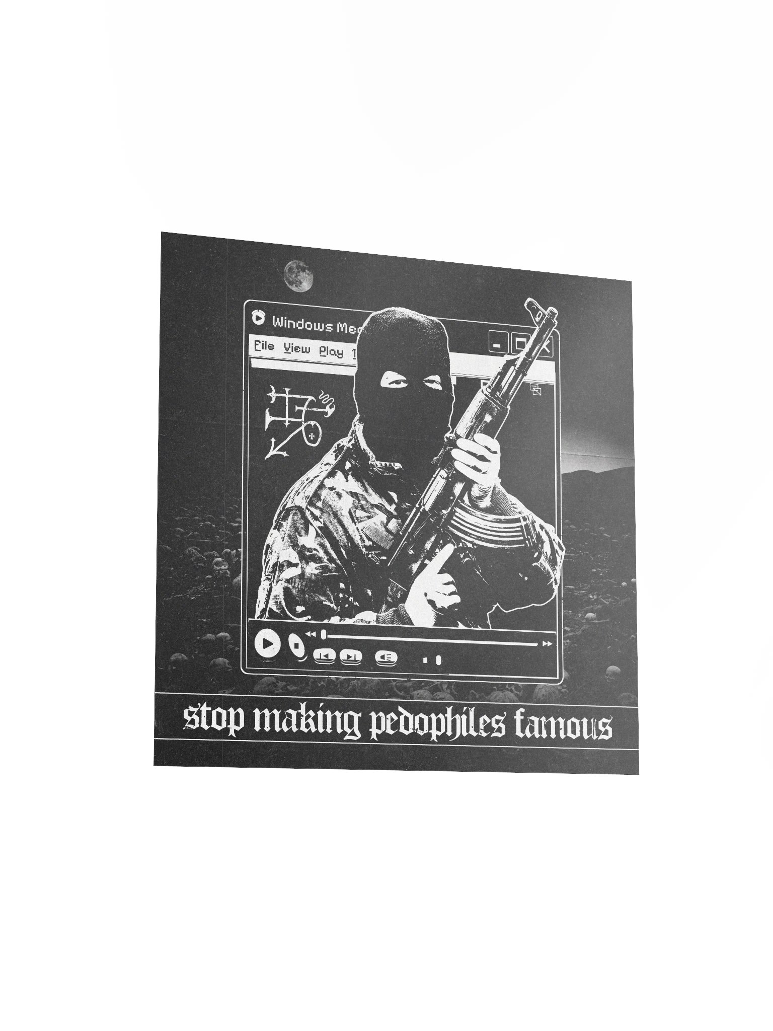 "STOP MAKING PEDOS FAMOUS" POSTER product image (12)