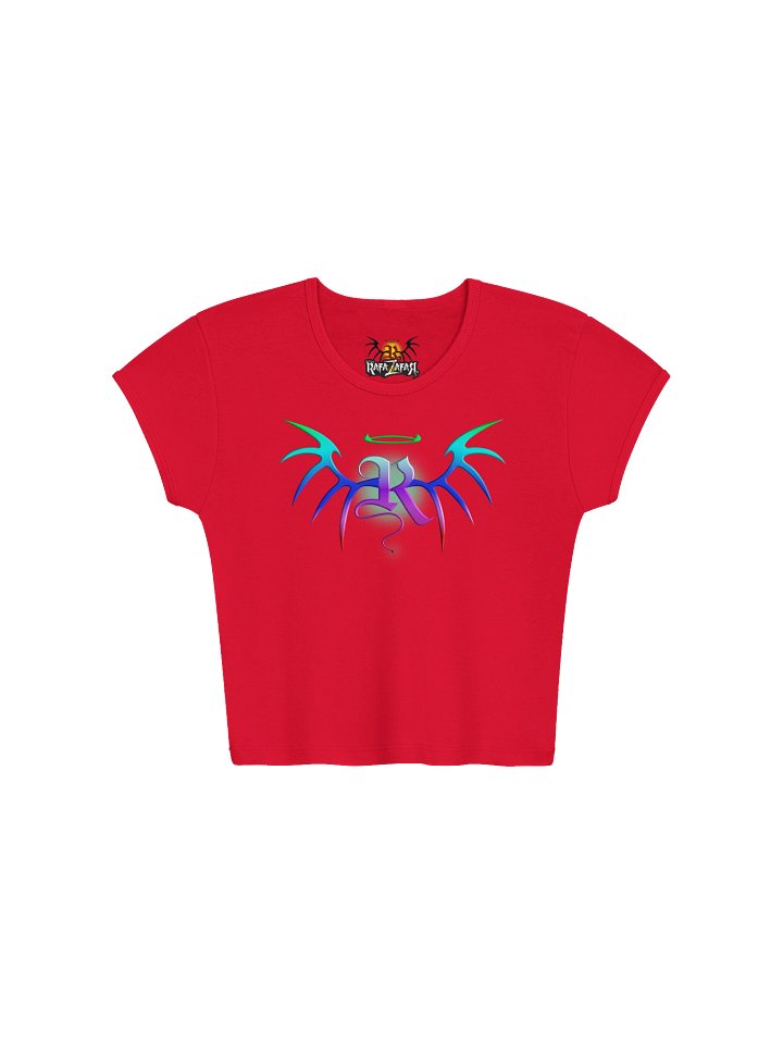 Copy of RafaZafar Logo Crop Top (Vapour) product image (1)