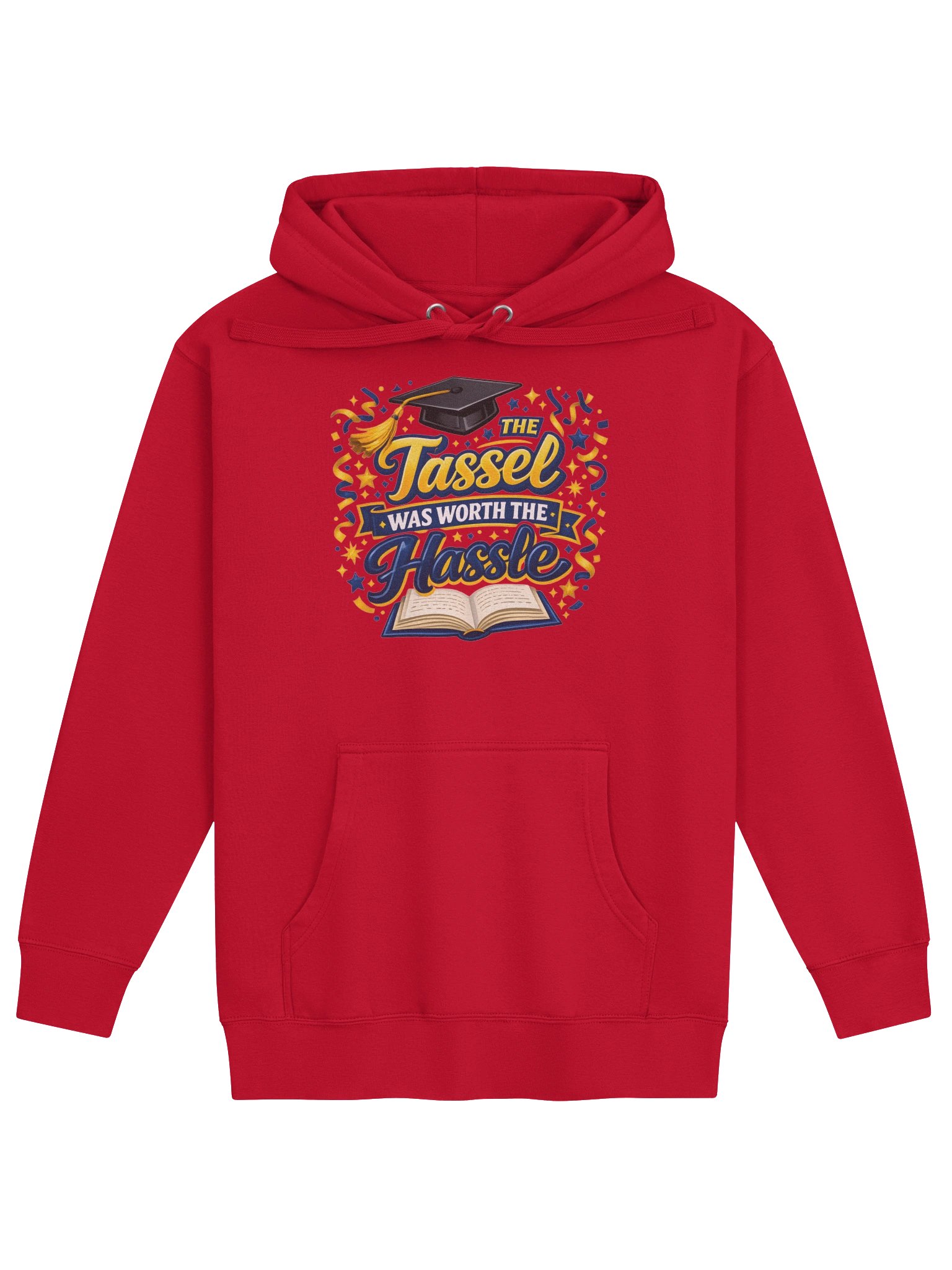 The Tassel Was Worth the Hassle — Cotton Heritage Unisex Graduation Hoodie product image (53)