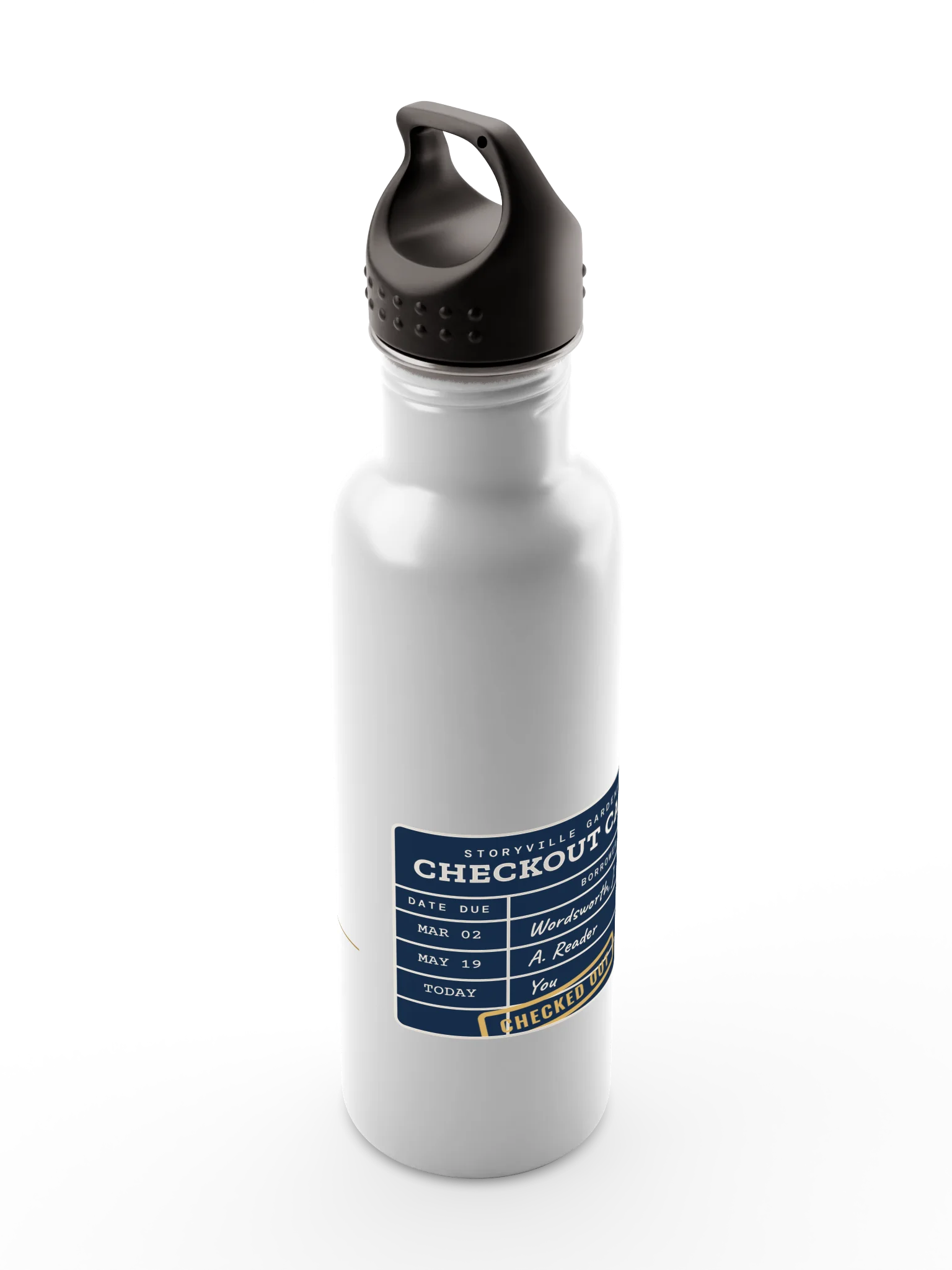 Checked Out Water Bottle product image (8)