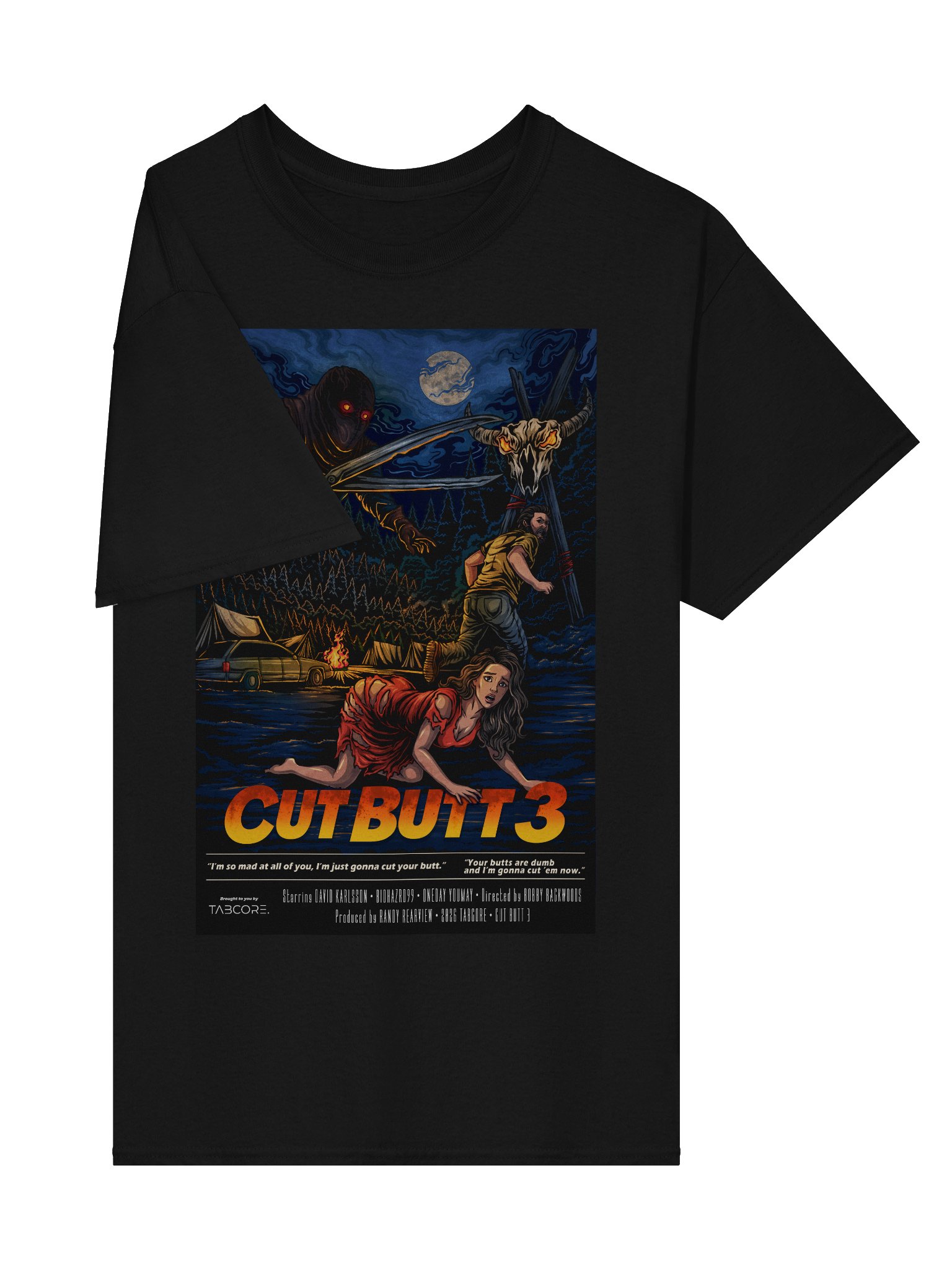 Cut Butt 3 - Movie Poster - T-shirt product image (7)