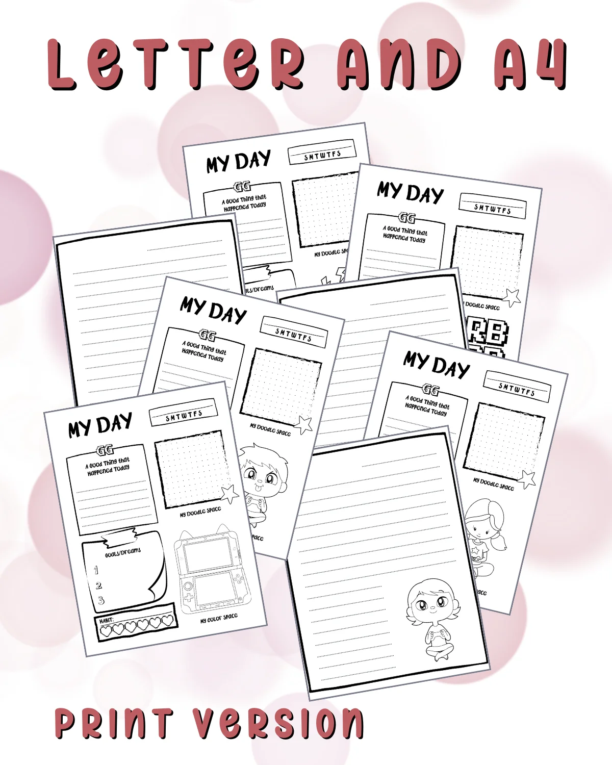 Kids Coloring Journal - Video Game Themed product image (2)