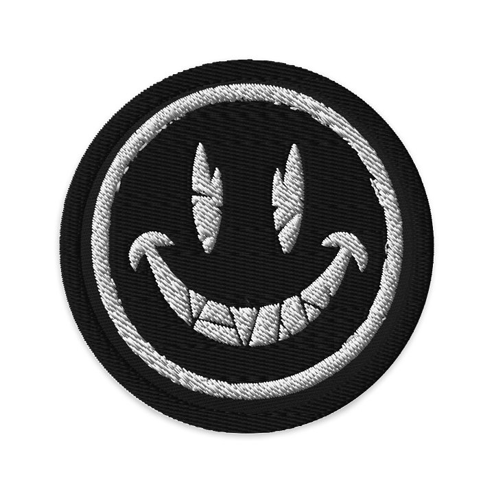 Grinning Distortion Embroidered Patch product image (1)