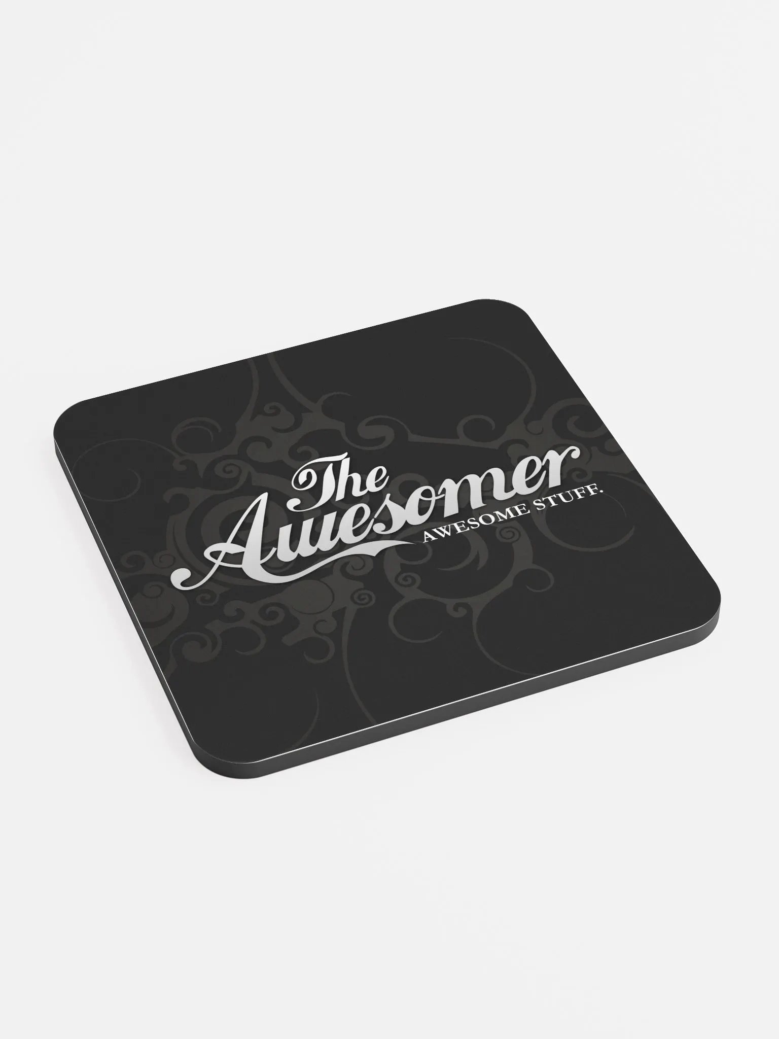 Awesomer Gloss Cork-Backed Coaster product image (2)