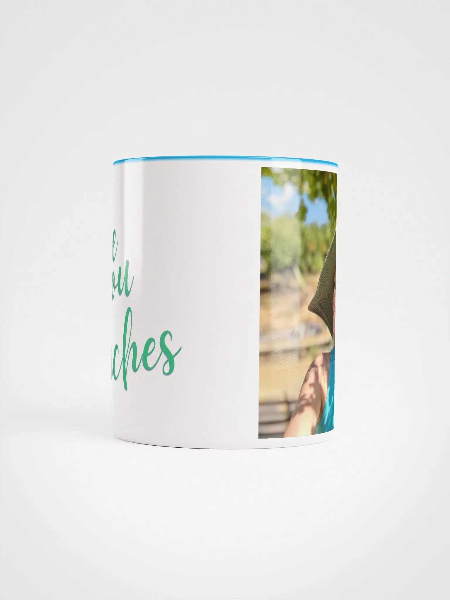 Love You Bunches in Green on White Ceramic Mug product image (15)