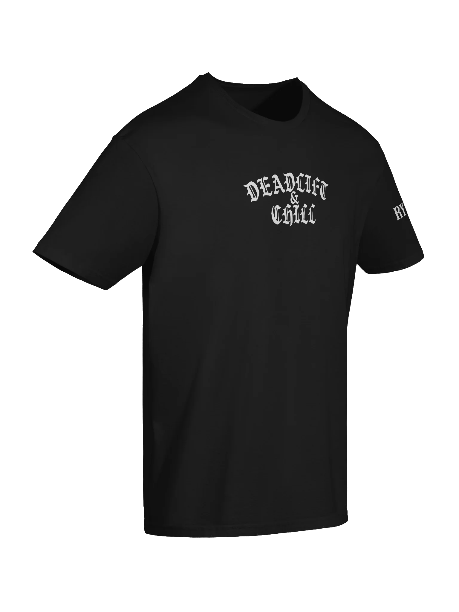 DEADLIFT & CHILL TEE (WHITE LOGO) product image (4)