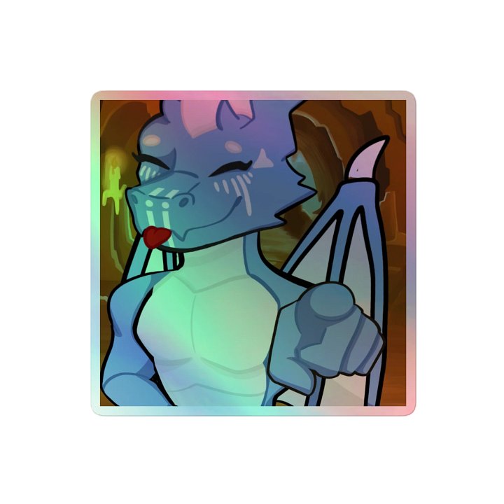 Booping Blep Holo Sticker product image (2)