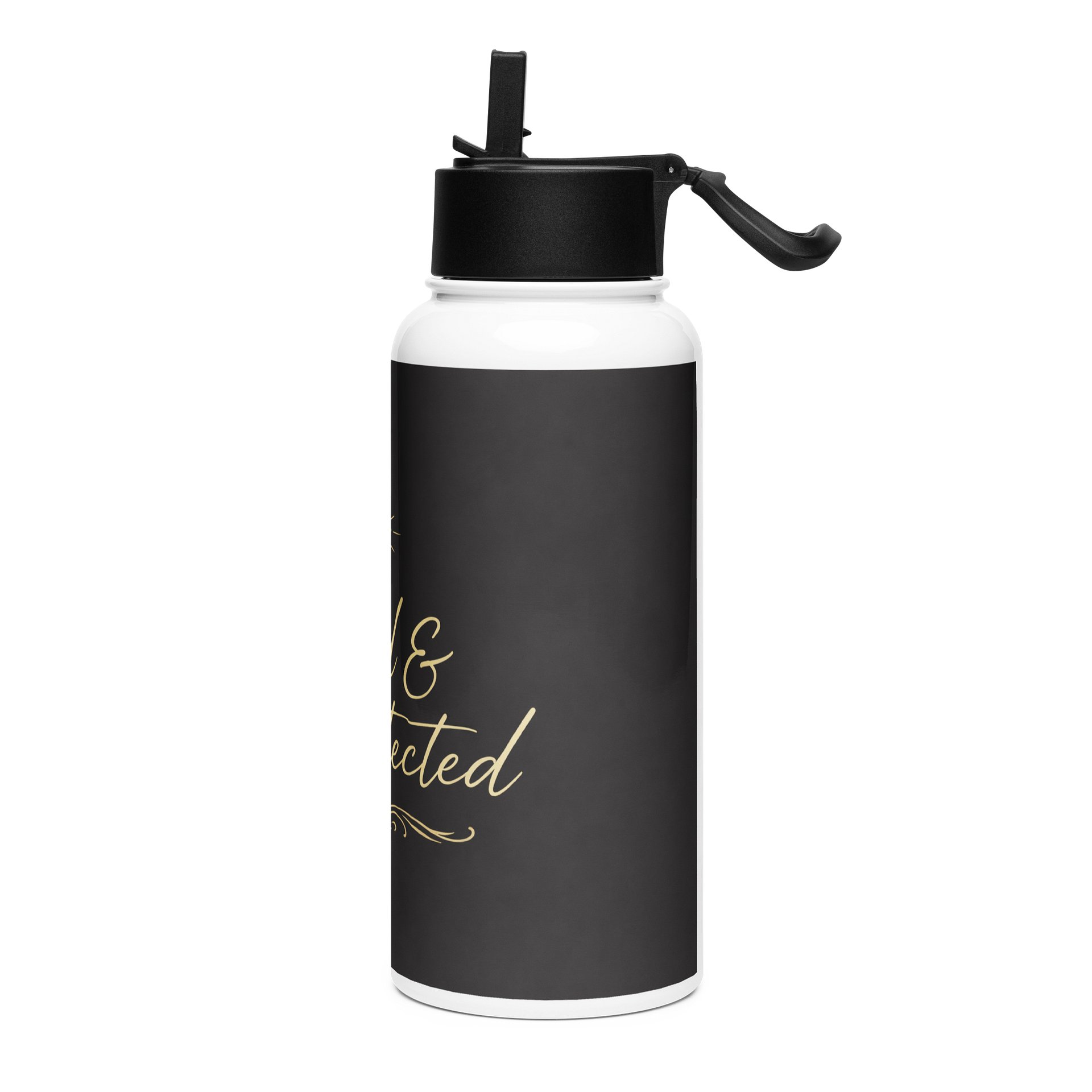 Sacred & Protected Golden Cross Stainless Steel Water Bottle product image (3)