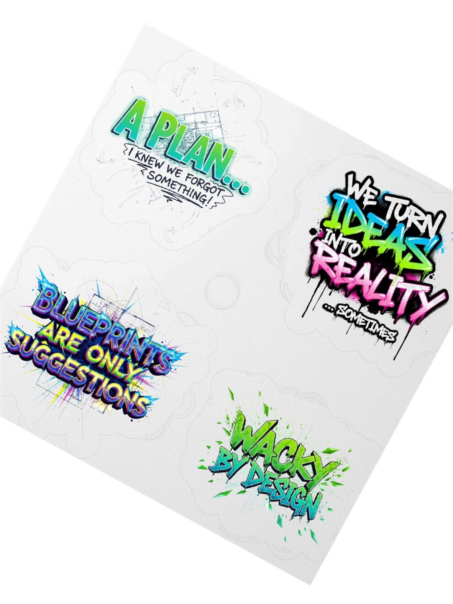 Wacky Wisdom Sticker Set product image (6)