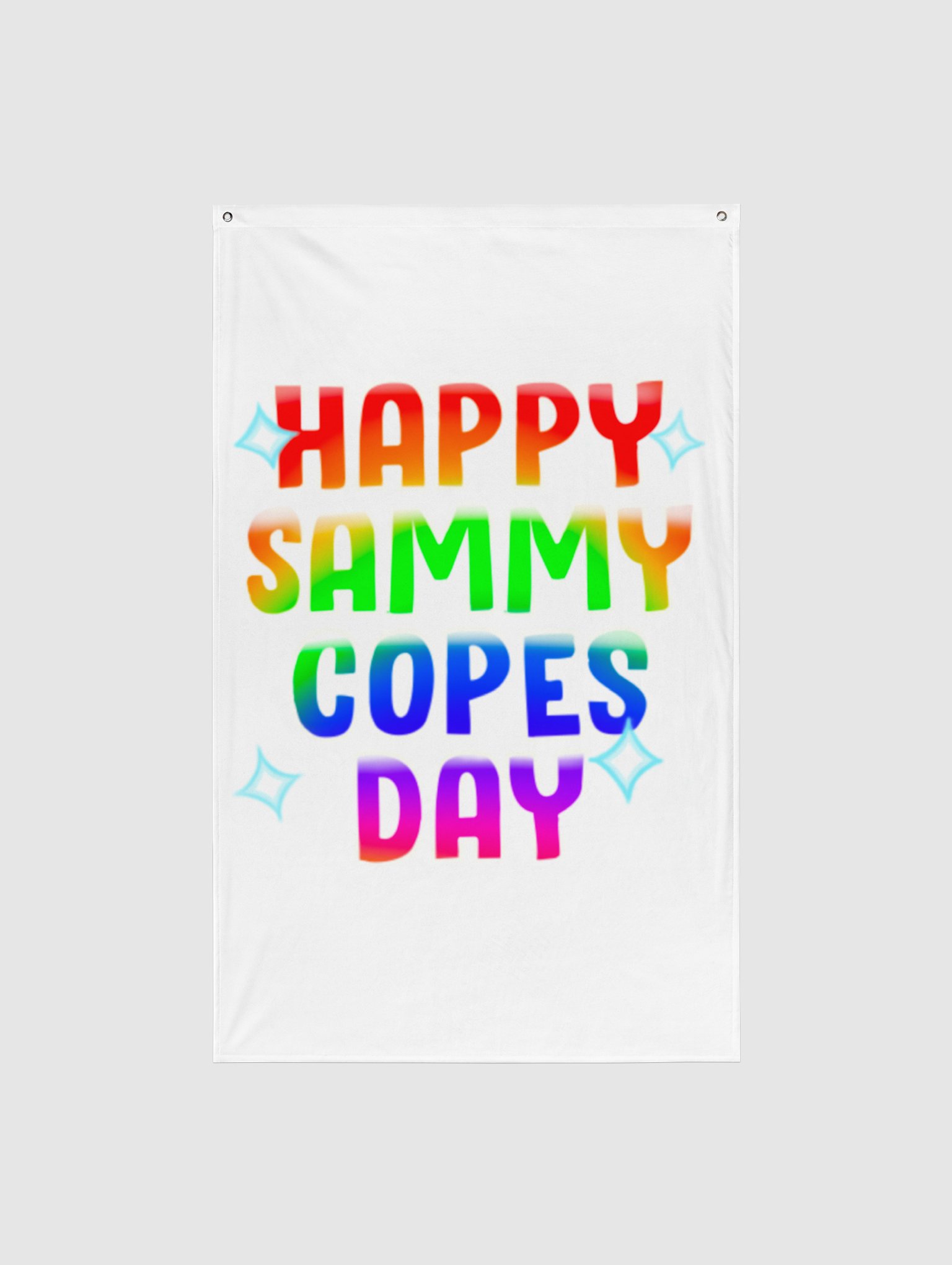 Happy Sammycopes Day Celebratory Flag product image (1)