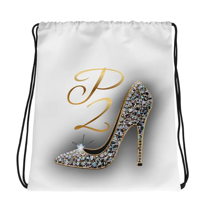 Poised Princess Gilded Stiletto Sparkle Drawstring Bag product image (1)