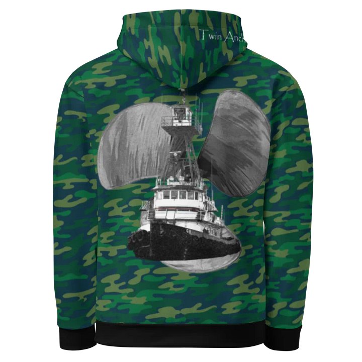 3 Prop & Tug CE (Teal Camouflage) – Performance Marine Wear | Twin Anchor Apparel North Current Line product image (1)