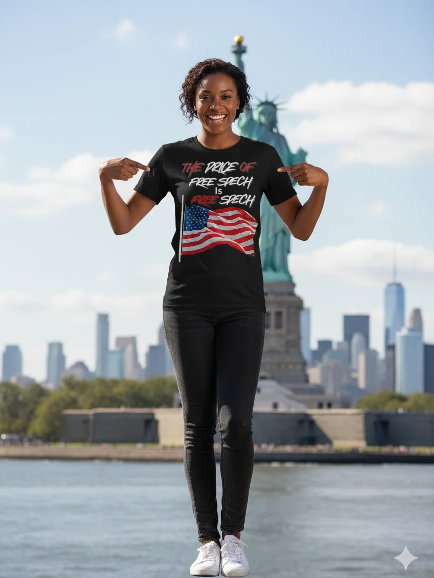Free Speech Flag Tee product image (1)