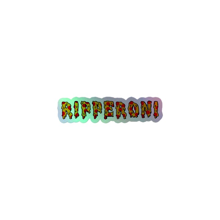 Holographic Ripperoni Sticker product image (1)