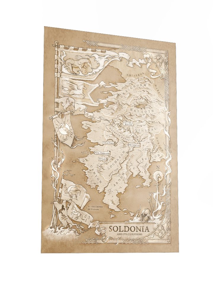 Map of Soldonia Poster product image (2)