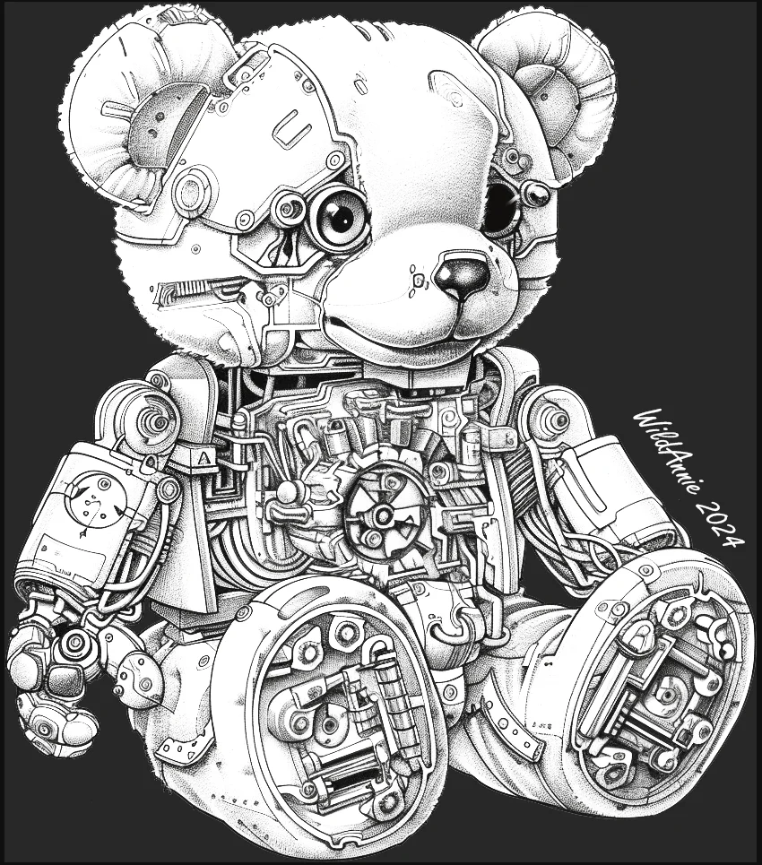 Mr.Tibbs Cutaway Technical Drawing product image (3)