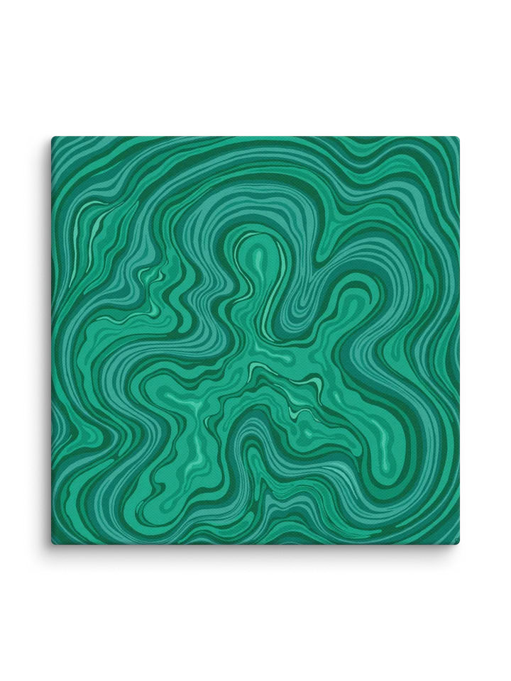 Verdant Swirls Canvas Art - Stone No. 7 product image (108)