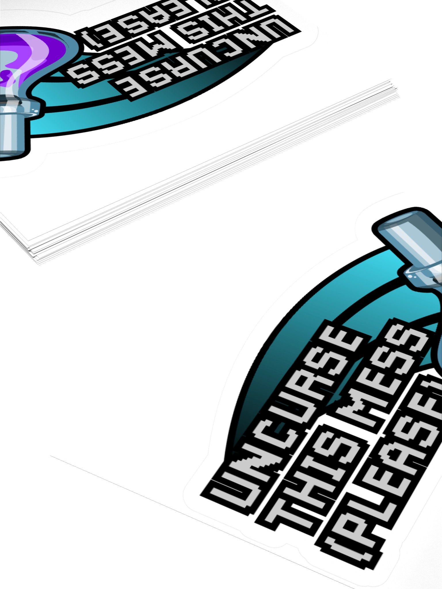 Uncurse Sticker product image (4)