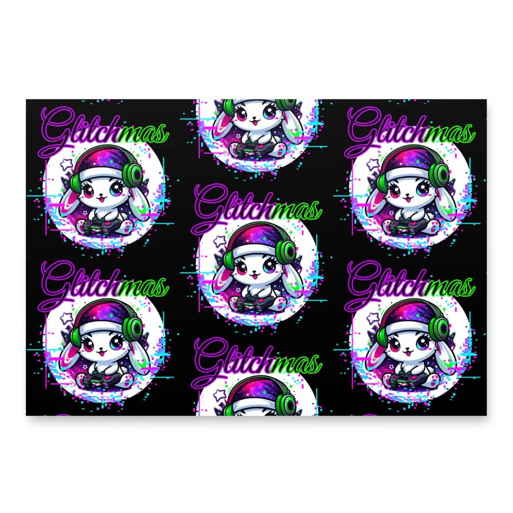 Glitchmas Wrapping Paper Set product image (1)