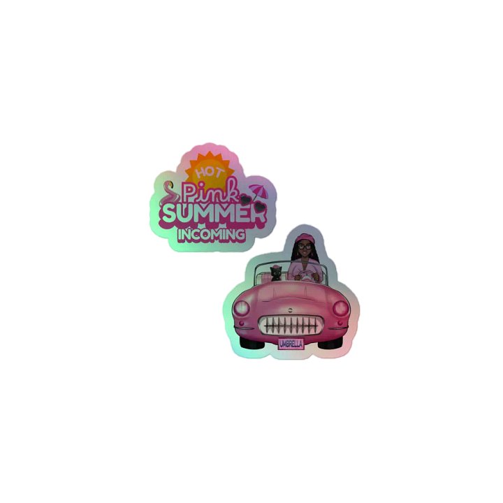 Hot Pink Summer Stickers product image (1)