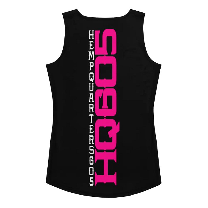 HempQuarters Pink Logo Tank Top product image (2)